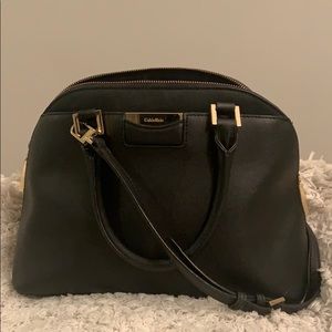 Calvin Klein black cross body bag gently used